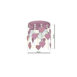 Lampa sufitowa Milagro CORAZON VIOLET 3×E27 MLP1149 small 6