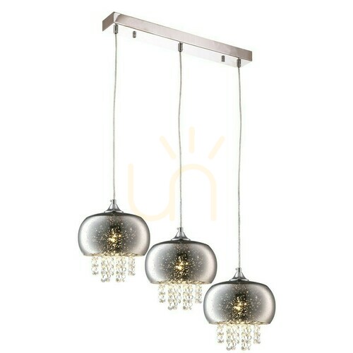 Sprawdź Kryształowa Lampa Wisząca Starlight 3x E14