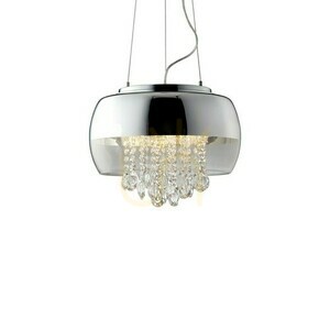Kryształowa Lampa Wisząca Luna 3x E14 Led small 2