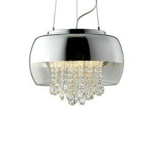 Kryształowa Lampa Wisząca Luna 3x E14 Led small 3