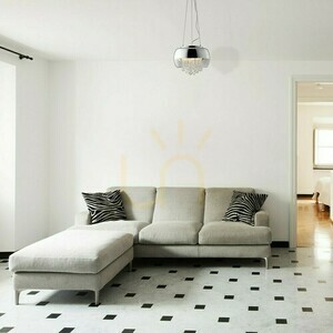 Kryształowa Lampa Wisząca Luna 3x E14 Led small 6