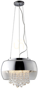Kryształowa Lampa Wisząca Luna 3x E14 Led small 8