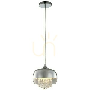 Kryształowa Lampa Wisząca Luna 1x E14 Led small 1