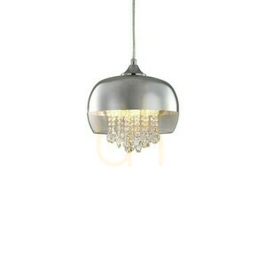 Kryształowa Lampa Wisząca Luna 1x E14 Led small 2