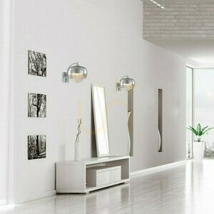 Kryształowy Kinkiet Luna 1x E14 Led small 3