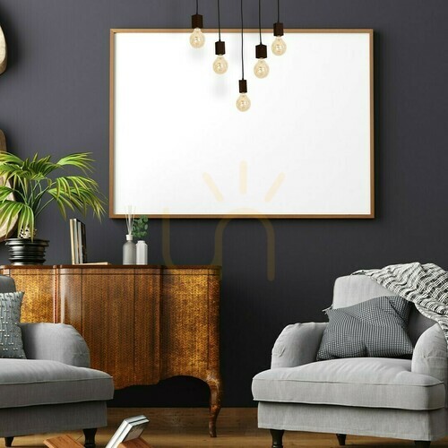Sprawdź Drewno Lampa Wisząca Jack 5x E27 Orzech