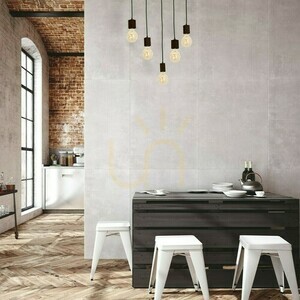 Drewno Lampa Wisząca Jack 5x E27 Orzech small 6