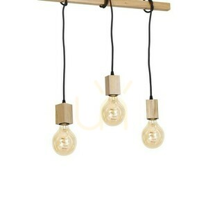 Drewno Lampa Wisząca Jack 3x E27 small 2