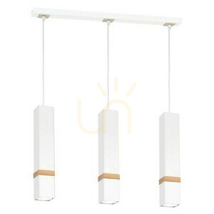 Lampa wisząca Milagro Vidar MLP5409 biała 3xGU10 60 cm small 0