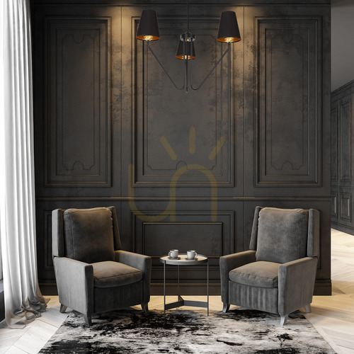 Sprawdź Czarny Żyrandol Victoria Black 3x E27