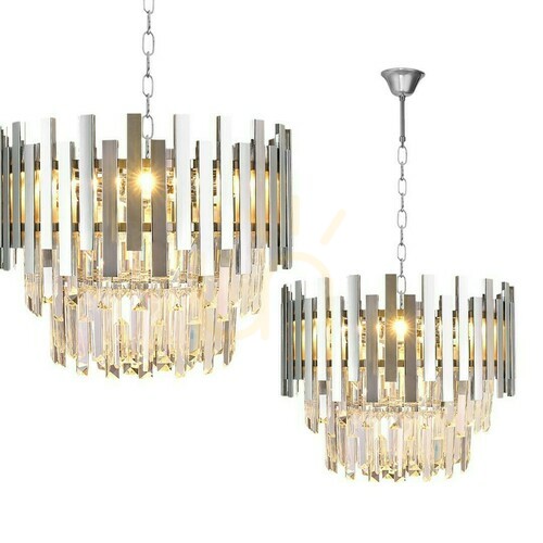 Sprawdź Kryształowy Żyrandol Aspen Chrome 6x E14