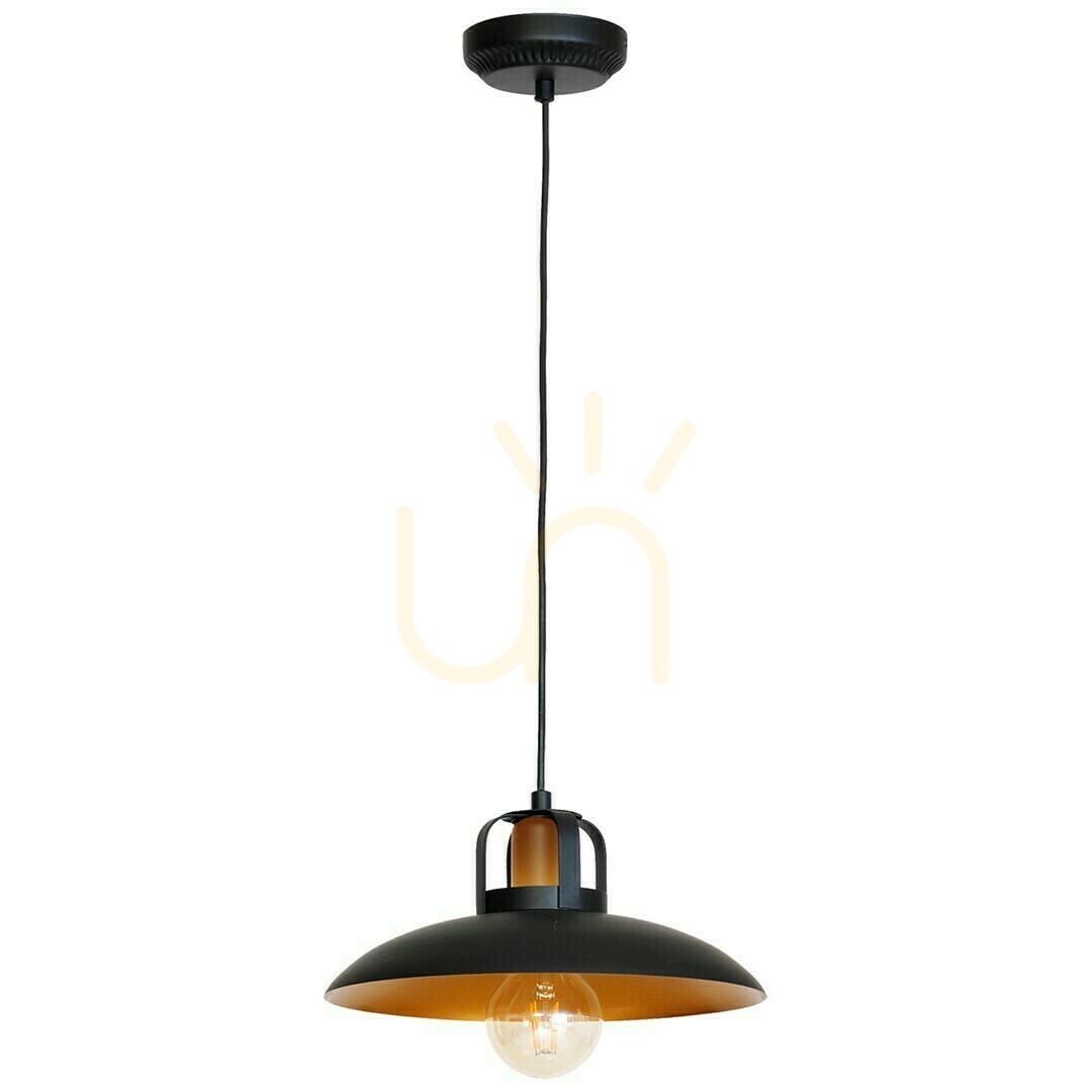 Zobacz Czarna Lampa Wisząca Felix 1x E27 Czarna Lampa Wisząca Felix 1x E27