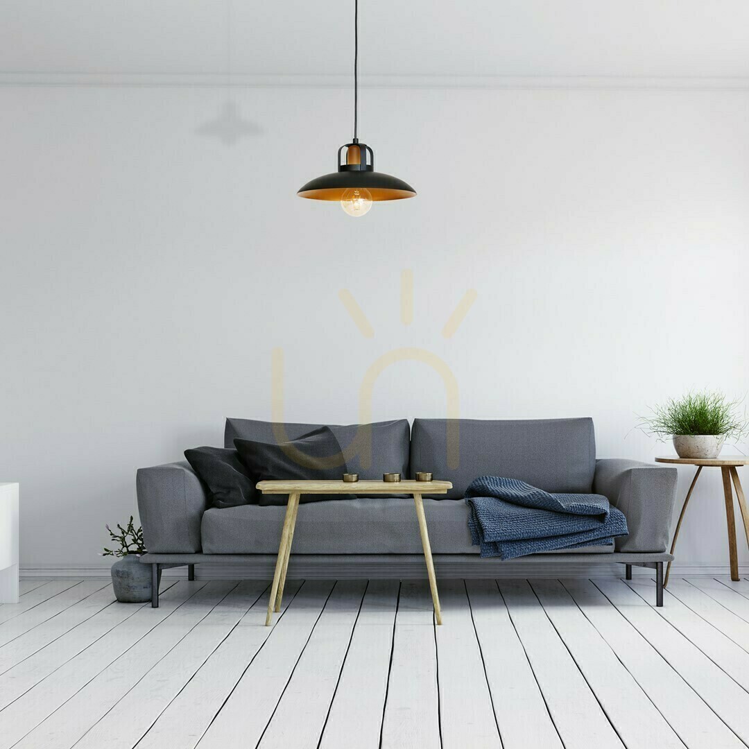 Obejrzyj Czarna Lampa Wisząca Felix 1x E27 Czarna Lampa Wisząca Felix 1x E27