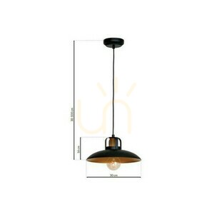 Czarna Lampa Wisząca Felix 1x E27 8 Czarna Lampa Wisząca Felix 1x E27 small 8