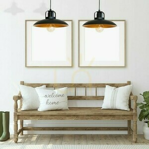 Czarno-złota lampa wisząca Milagro FELIX MLP3683 2×E27 maks. 60 W small 2