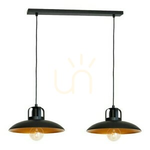 Czarno-złota lampa wisząca Milagro FELIX MLP3683 2×E27 maks. 60 W small 0