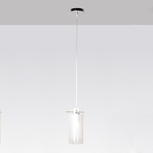 Lampa wisząca Italux Blend chrom biały szkło E27 MDF9489/1 small 2