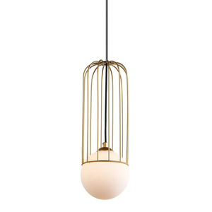 Lampa wisząca Italux Simon złota G9 MDM-3938/1 GD small 0