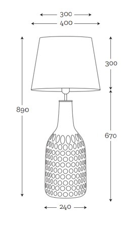 Zobacz Lampa butelka Famlight Alor Grey czarny / srebrny E27 60W handmade Lampa butelka Famlight Alor Grey czarny / srebrny E27 60W handmade