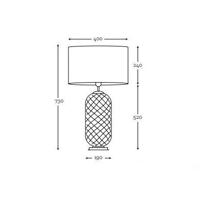 Wyświetl Stylowa lampa stołowa Chloe Lister Gray Famlight szary / stal nierdzewna E27 60W Stylowa lampa stołowa Chloe Lister Gray Famlight szary / stal nierdzewna E27 60W