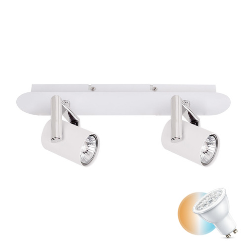 Sprawdź Reflektorek Italux Bland 2xGU10 biały mat FH31712AJ13-WCH