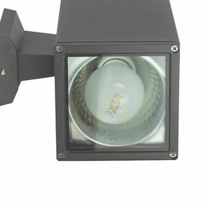 Kinkiet zewnętrzny góra dół SU-MA Adela ciemny popiel E27 8001 DG small 2