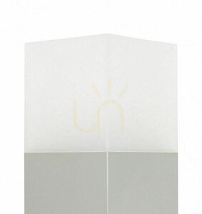 Lampa ogrodowa stojąca SU-MA Cube Max srebrna 40 cm CB-MAX 400 AL small 1