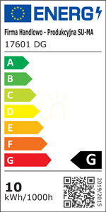 Kinkiet zewnętrzny SU-MA Fler LED ciemny popiel 10W 4000K 17601 DG small 4