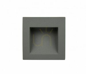 Lampa wpuszczana ścienna SU-MA MUR LED M2029 ciemny popiel 5W 3000K small 1