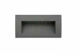 Lampa wpuszczana ścienna SU-MA Mur-Led M2031 LED 4W 3000K ciemny popiel small 1