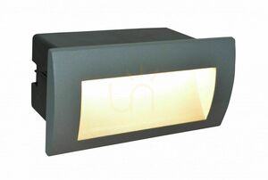 Lampa wpuszczana ścienna SU-MA Mur-Led M2031 LED 4W 3000K ciemny popiel small 3