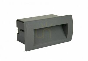 Lampa wpuszczana ścienna SU-MA Mur-Led M2031 LED 4W 3000K ciemny popiel small 0