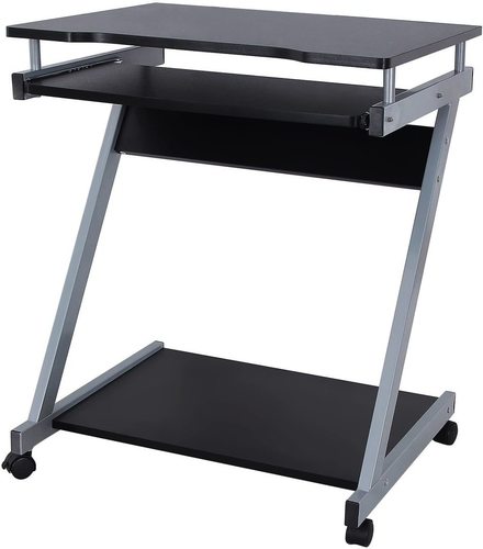 Sprawdź Mobilne biurko komputerowe czarne LCD811B Songmics