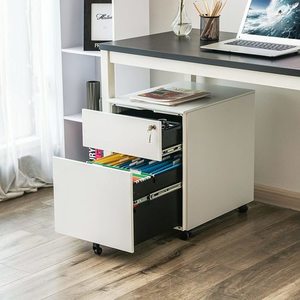 Biała Szafka na Akta z zamkiem OFC50WT small 1