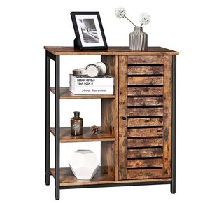 Szafka VASAGLE LSC74BX industrialna rustykalny brąz i czarna 70 × 30 × 81 cm small 1