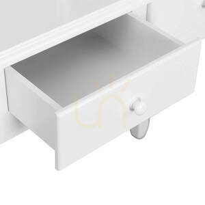 Toaletka SONGMICS RDT80W biała, 80 cm, 4 szuflady, bez lustra small 9