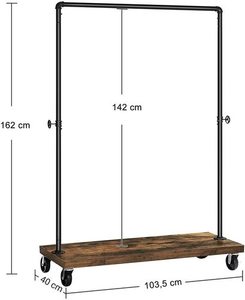 Wieszak na Ubrania na Kółkach - HSR65BX small 3