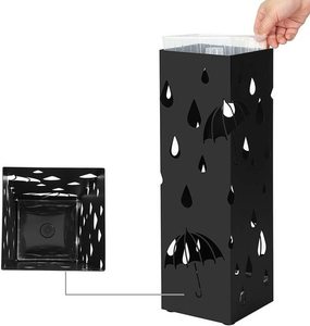 Stojak na parasole SONGMICS LUC49B czarny 15,5 × 15,5 × 49 cm small 3