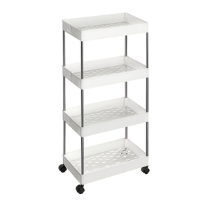 Szafka na kółkach 4 półki biała - KSC10WT small 7