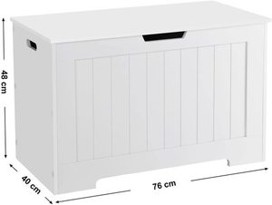 Skrzynia biała do przechowywania LHS11WT Songmics small 1