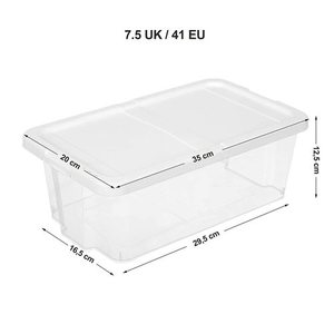 Zestaw 12 pojemników do przechowywania rozmiar S LSP12WT Songmics small 4