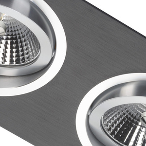 Podwójny Czarny Downlight Alcazar z Chromem 142.BC small 2