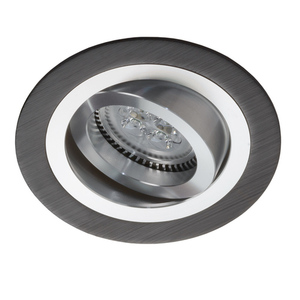 Oprawa wpuszczana Lumifall Alcazar 540.BC – czarna z chromem, 92 mm small 0
