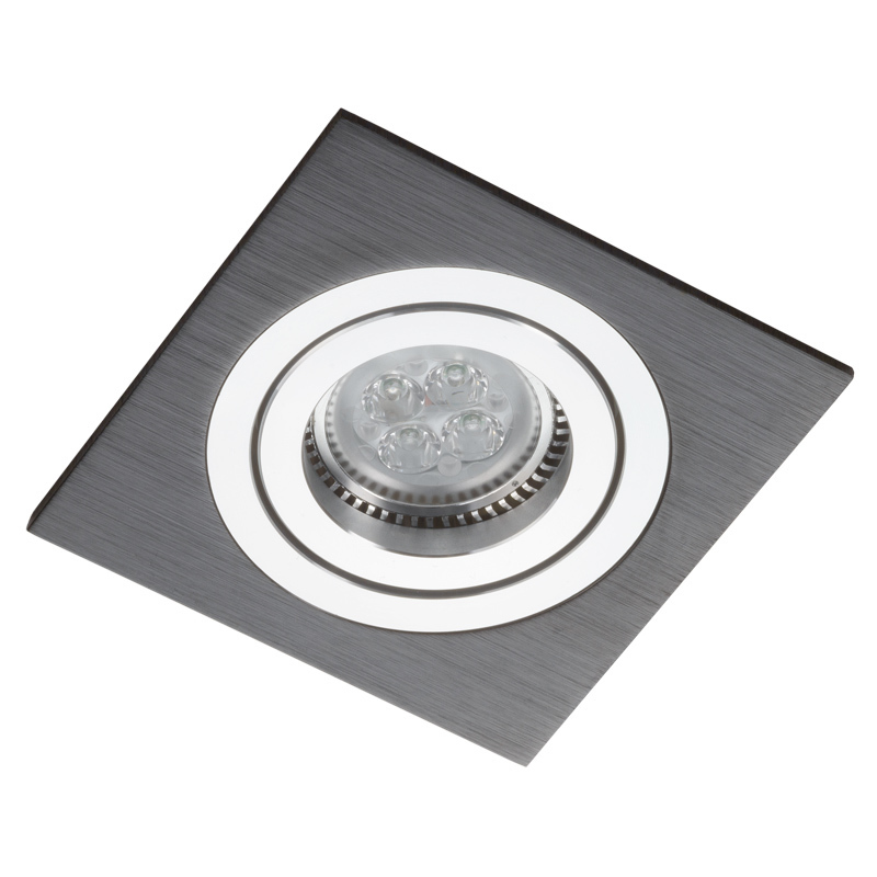 Zobacz Czarny Kwadratowy Spot Alcazar z Chromem 541.BC Czarny Kwadratowy Spot Alcazar z Chromem 541.BC