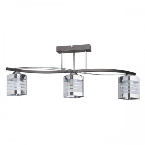 Sprawdź Lampa sufitowa  3-pł. BORYS Brązowa