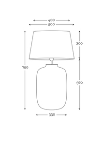 Lampa stołowa z abażurem - Laut Table Famlight SPIRIT GRAY E27 60W dekoracja 1 Lampa stołowa z abażurem - Laut Table Famlight SPIRIT GRAY E27 60W dekoracja small 1
