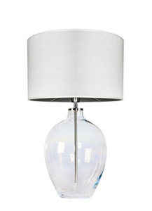 Lampa szklana stołowa Luzon Pearl Famlight kremowy / biały E27 60W 0 Lampa szklana stołowa Luzon Pearl Famlight kremowy / biały E27 60W small 0