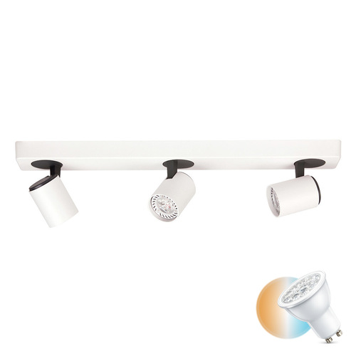 Sprawdź Reflektorek Italux Elvira 3-punktowy biały GU10 aluminiowy SPL-3142A-3-WH
