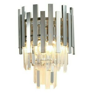 Kryształowy Kinkiet Aspen Chrome 2x E14 small 1