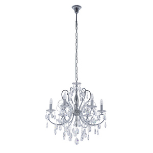 Żyrandol Italux Barocco Chrom Kryształowy 6xE14 MD72709-6A small 1